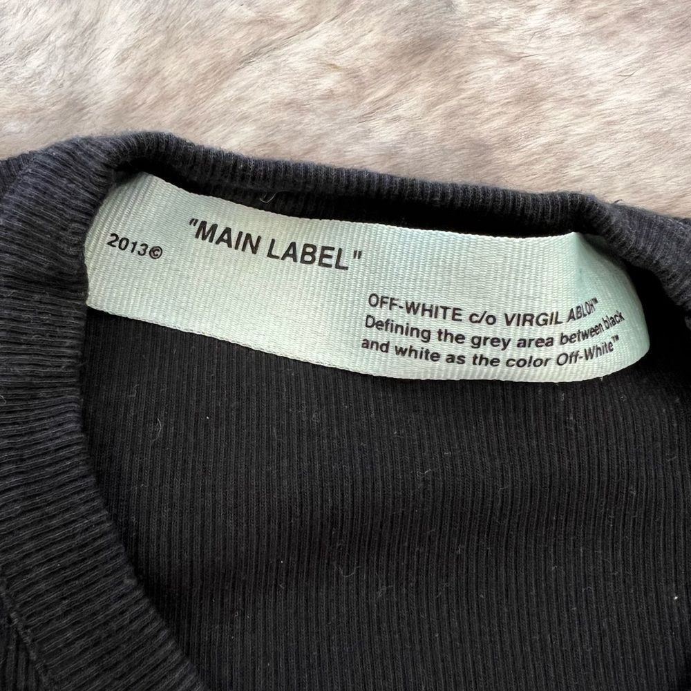 OFF-WHITE CROP TOP - Picture 3 of 5